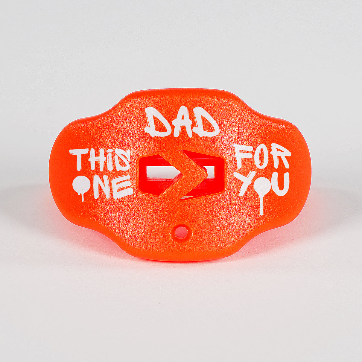 Dad This One for You Hue Orange Football Mouthguard