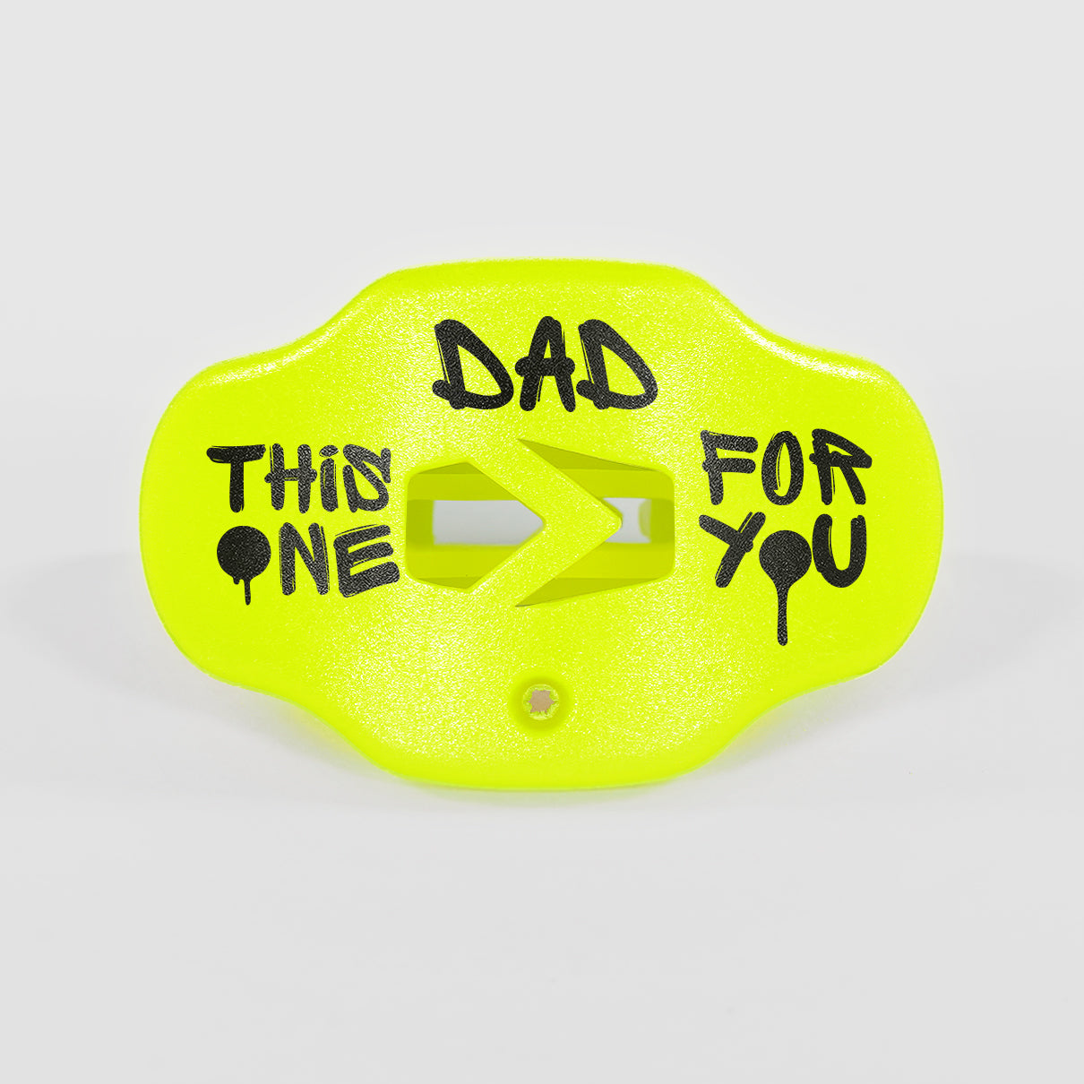 Dad This One for You Safety Yellow Football Mouthguard