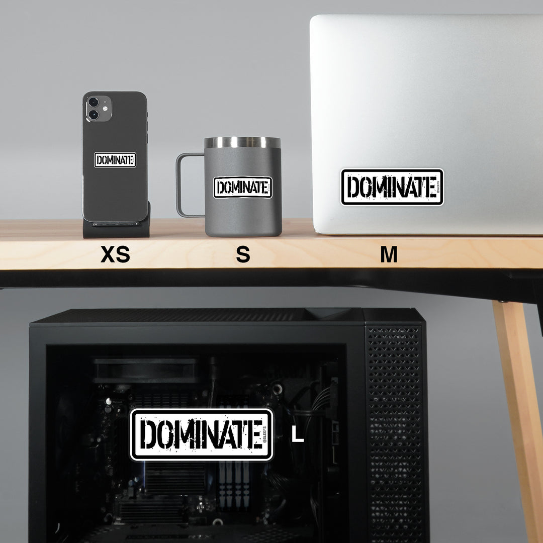 Dominate Sticker