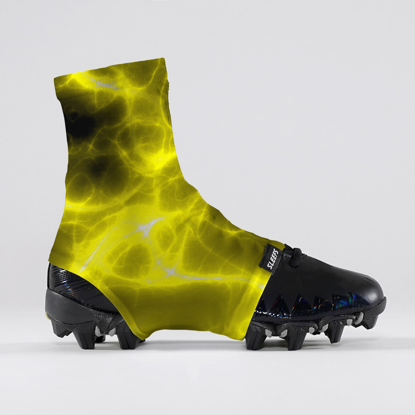 Electric Yellow Kids Spats / Cleat Covers