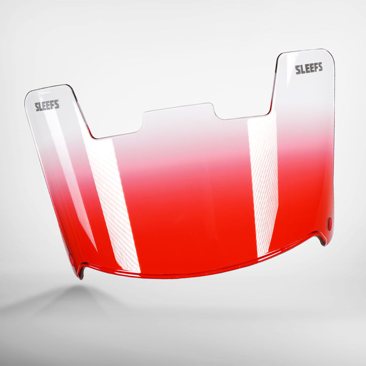 Faded Red Rage Helmet Eye-Shield Visor