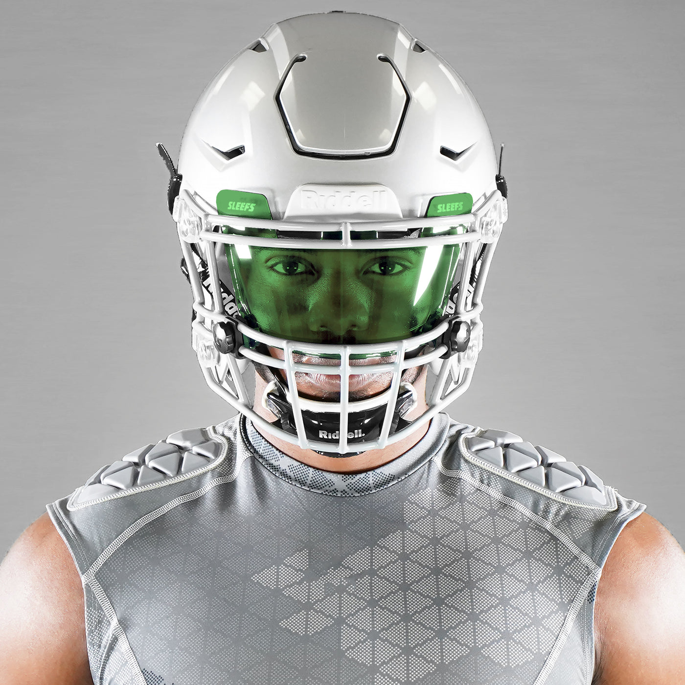 Fierce Green Clear Helmet Eye-Shield Visor