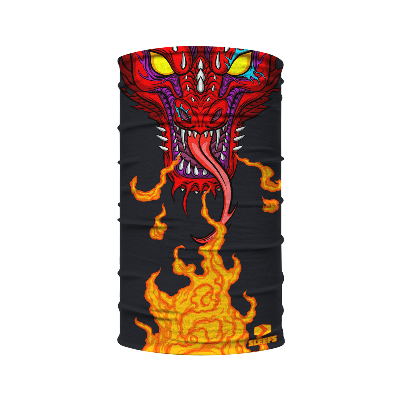 Fire Breathing Dragon Kids Neck Gaiter