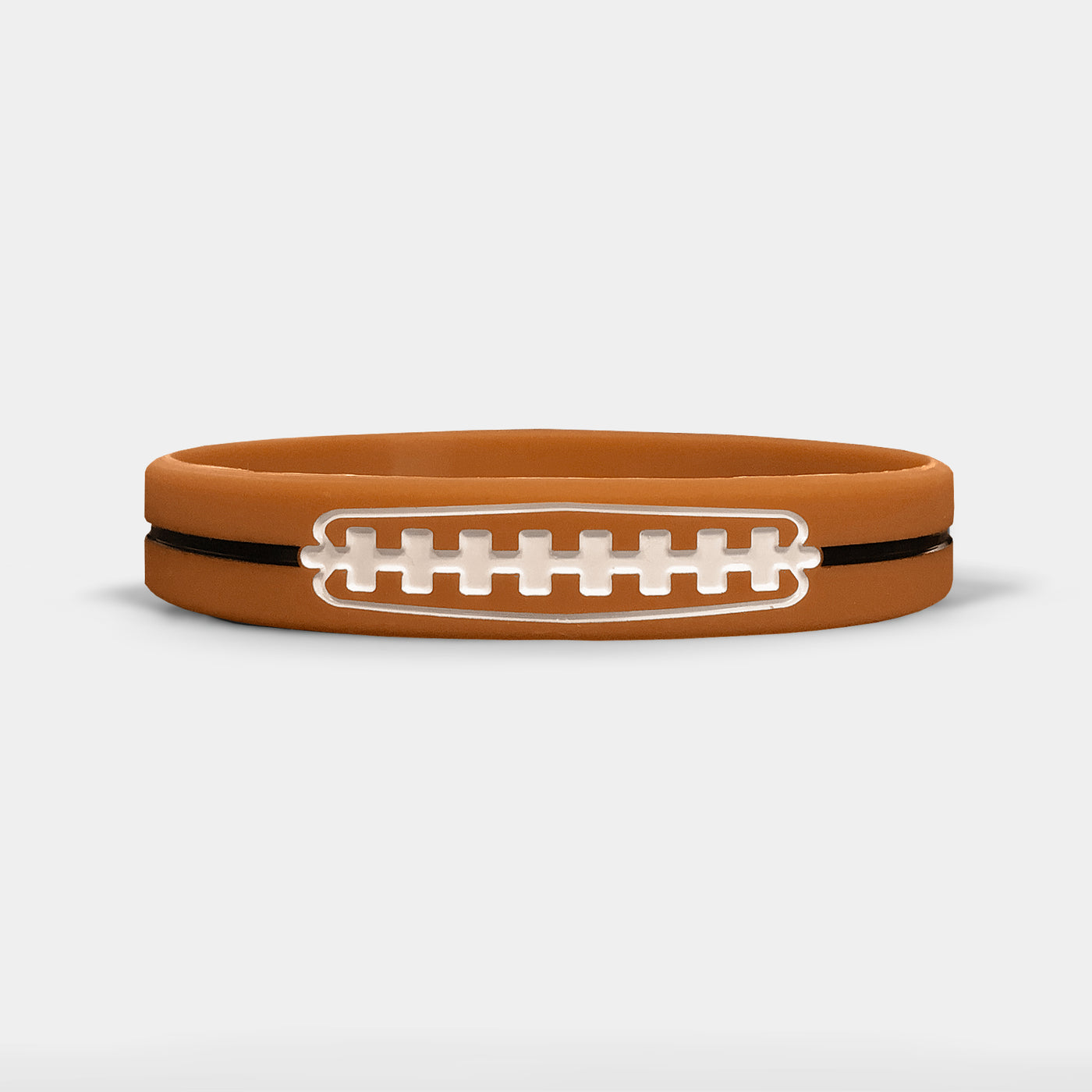 Football Lace Motivational Wristband