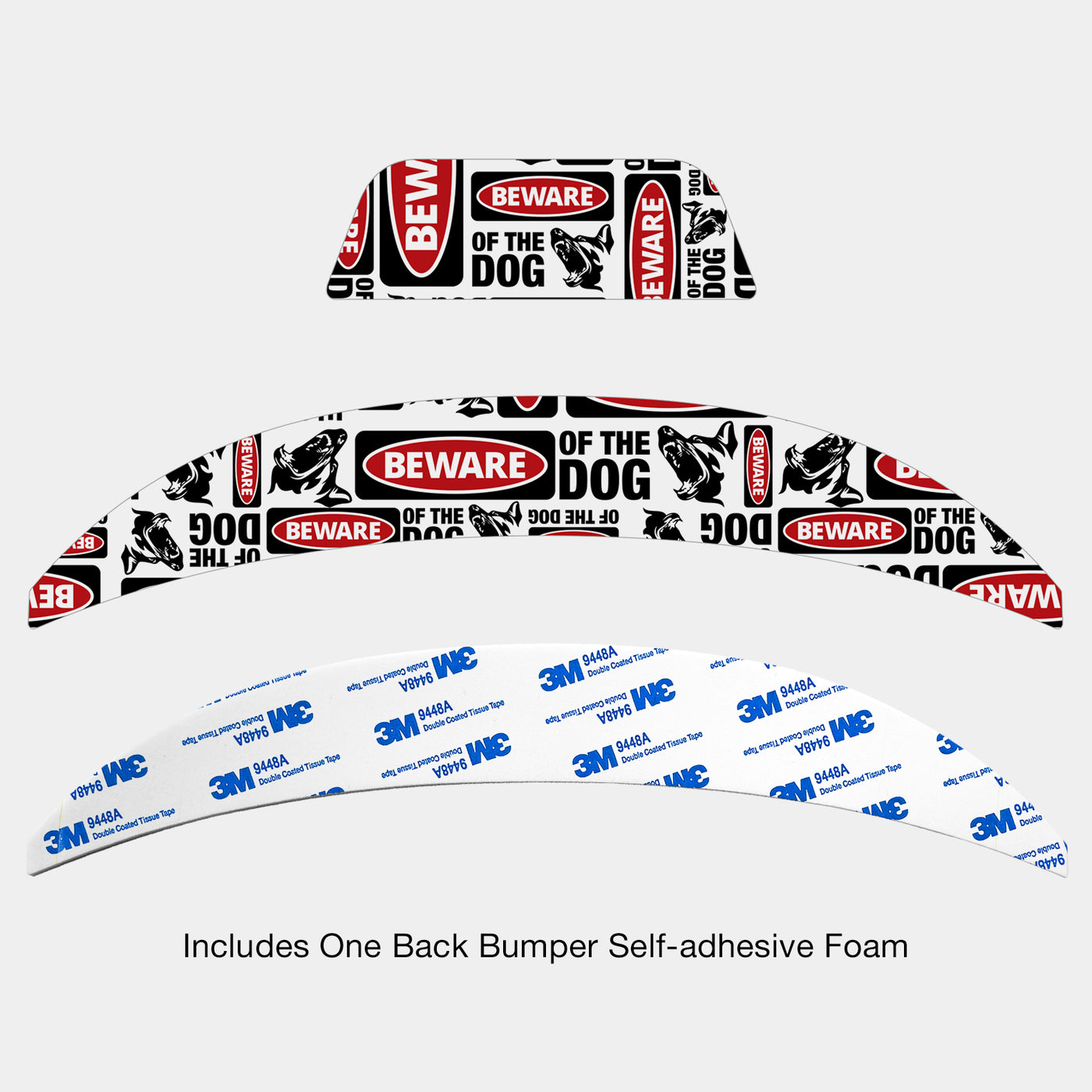 Speedflex Stickers Beware of the Dog Riddell Speedflex Front and Back Bumper Sticker Kit ...