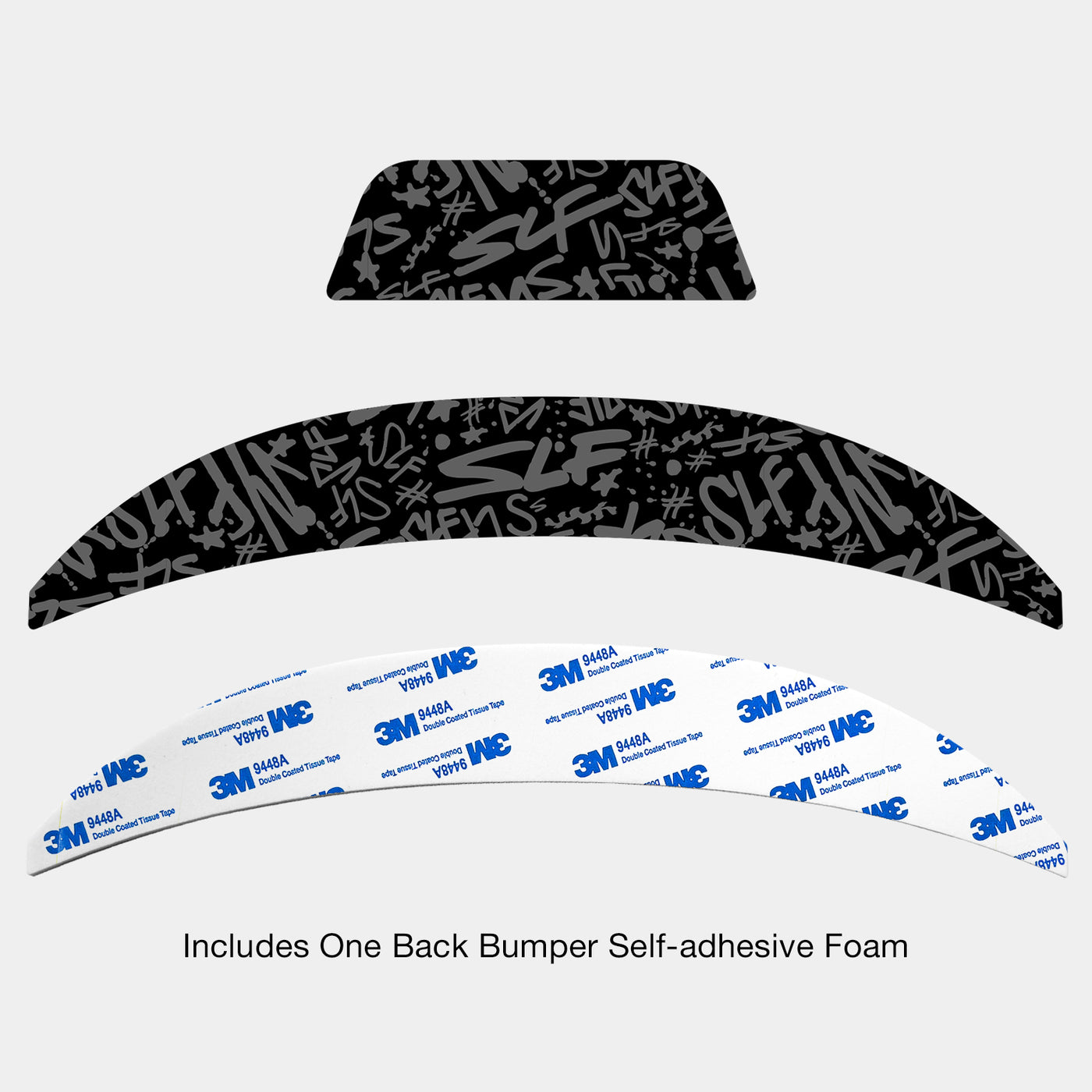 SLF Graffiti Tactical Riddell Speedflex Front and Back Bumper Sticker ...