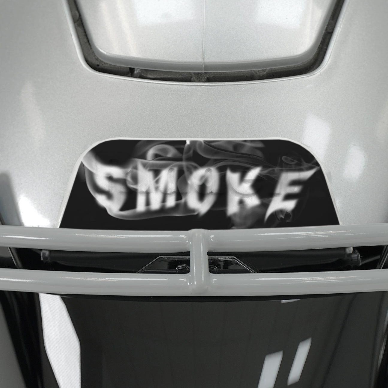 Smoke Riddell Speedflex Front and Back Bumper Sticker Kit