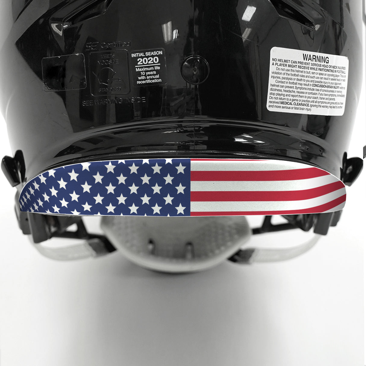 USA Flag Riddell Speedflex Front and Back Bumper Sticker Kit – SLEEFS