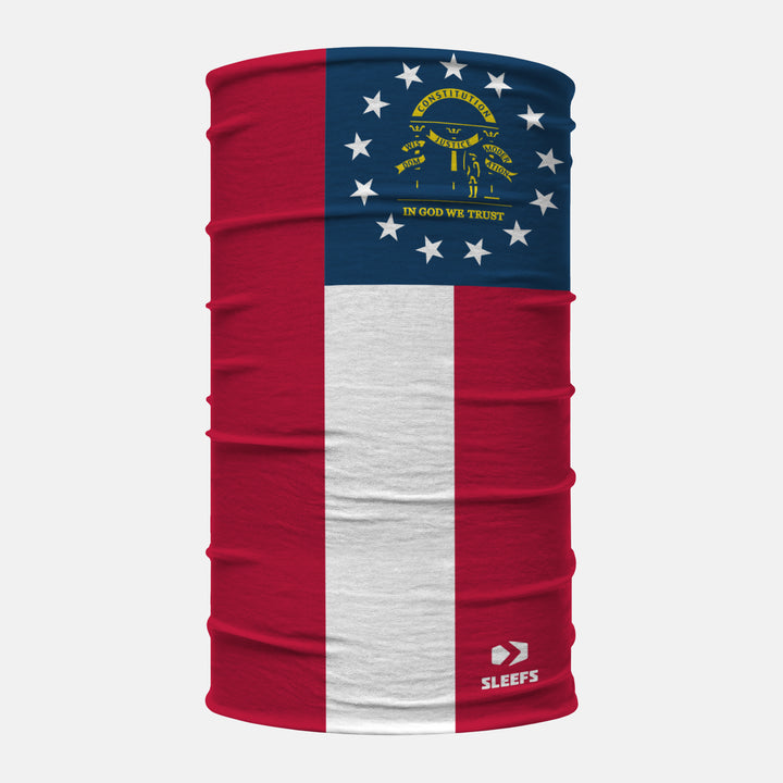 Georgia State Flag Neck Gaiter