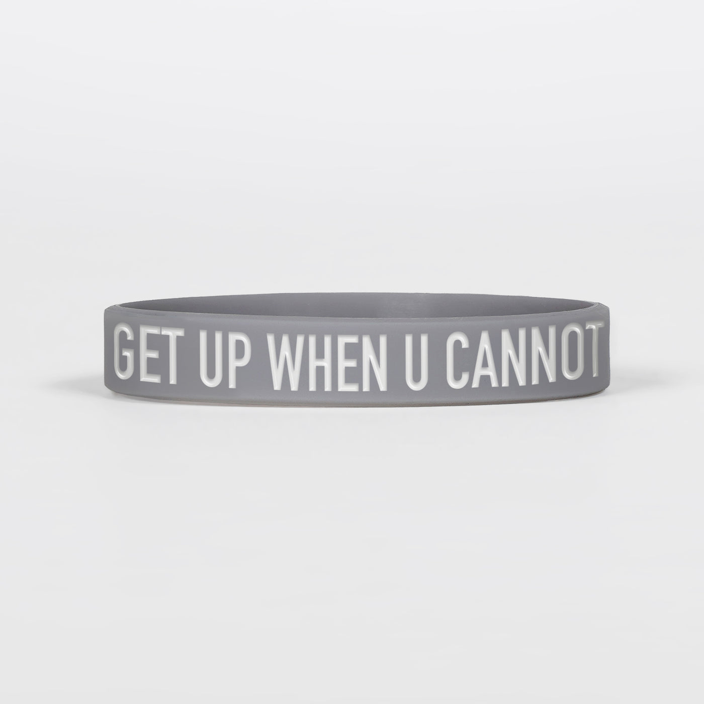 Get Up When You Cannot Motivational Wristband