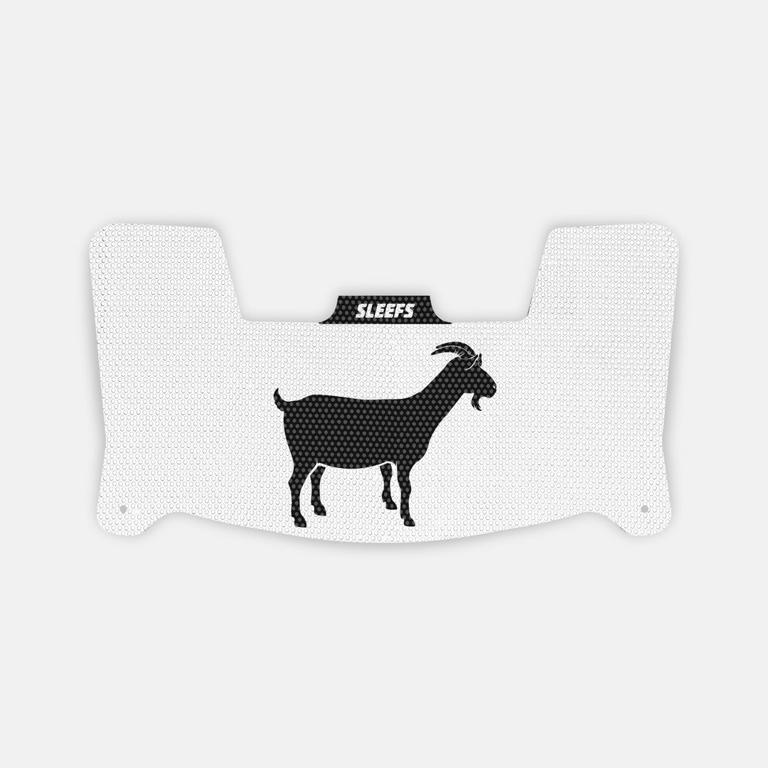 football goat helmet Sleefs Goat Emoticon Visor Skin Adult