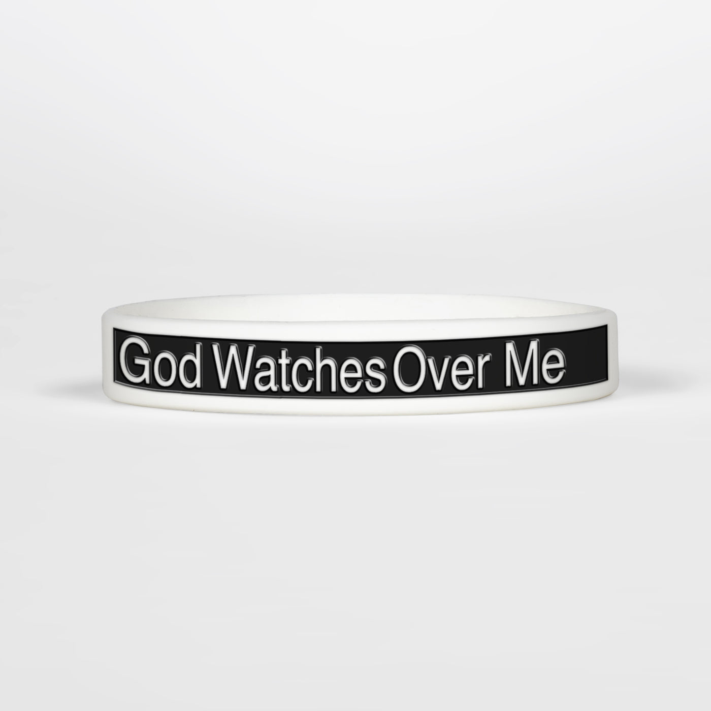 God Watches Over Me Motivational Wristband