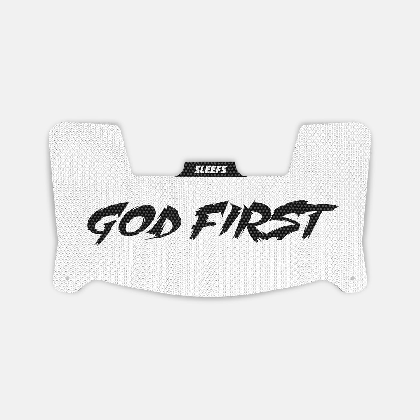 God First White Visor Skin