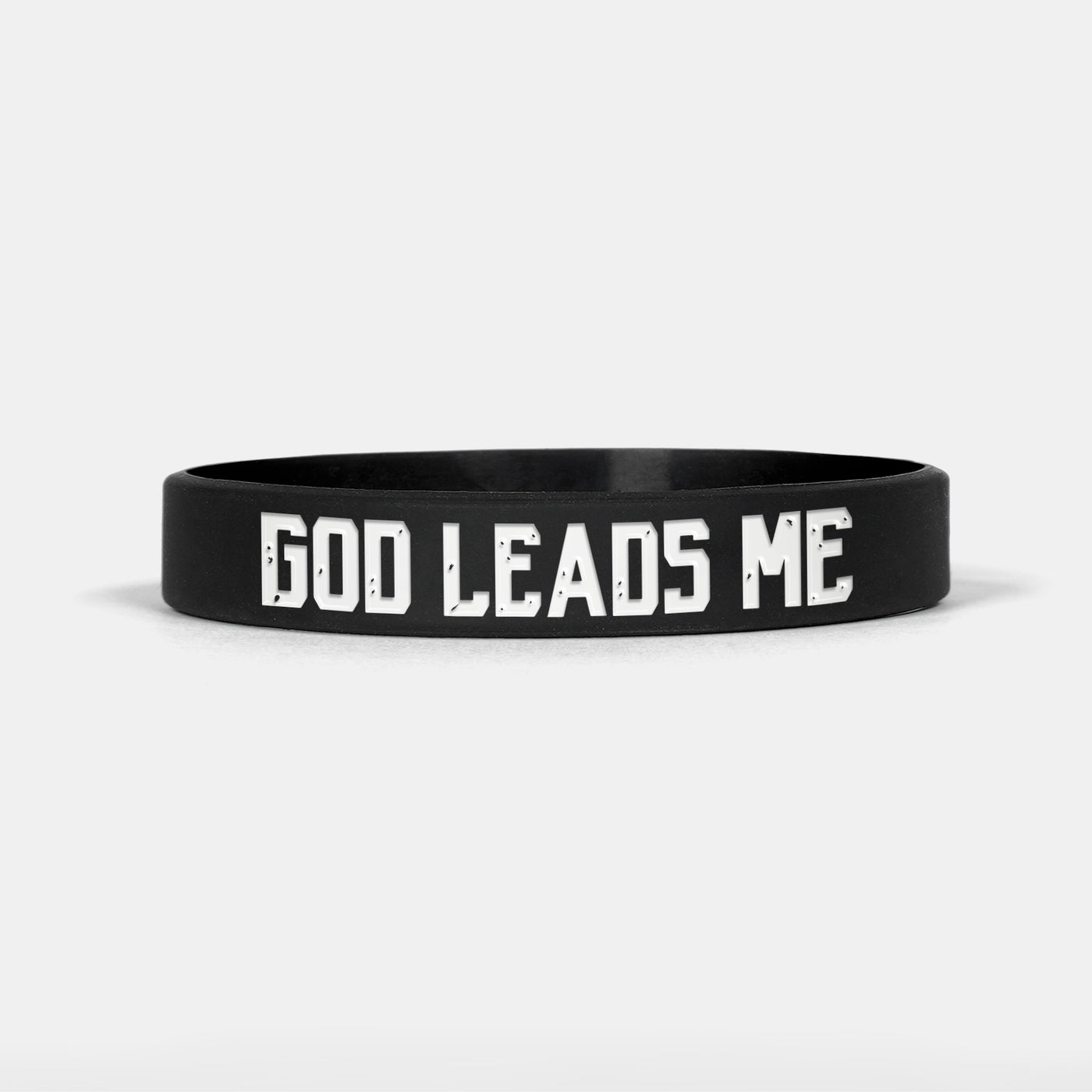 God Leads Me Motivational Wristband