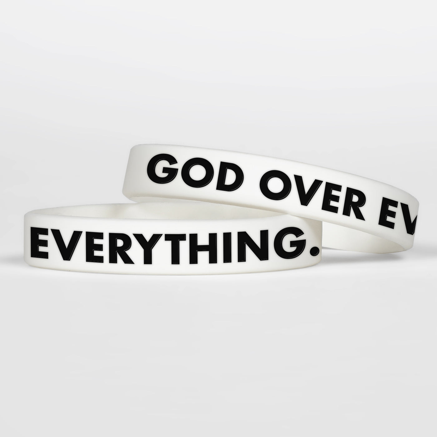 God Over Everything Motivational Wristband