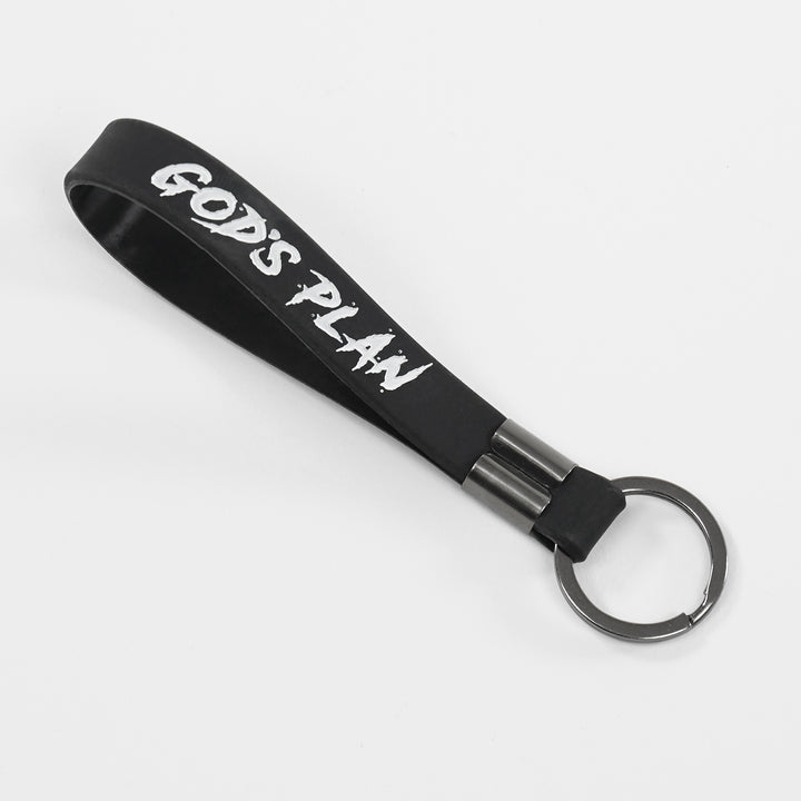 God's Plan Silicone Keychain