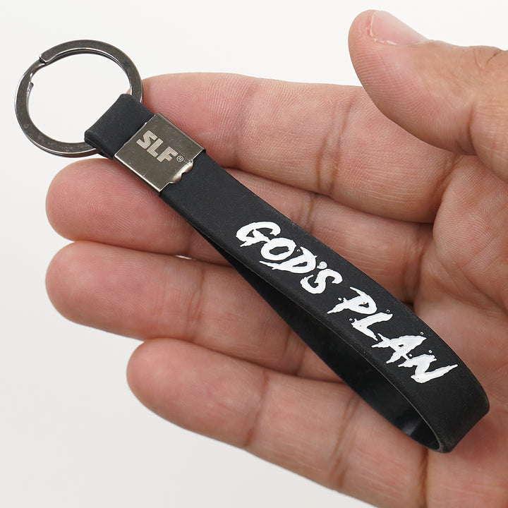 God's Plan Silicone Keychain