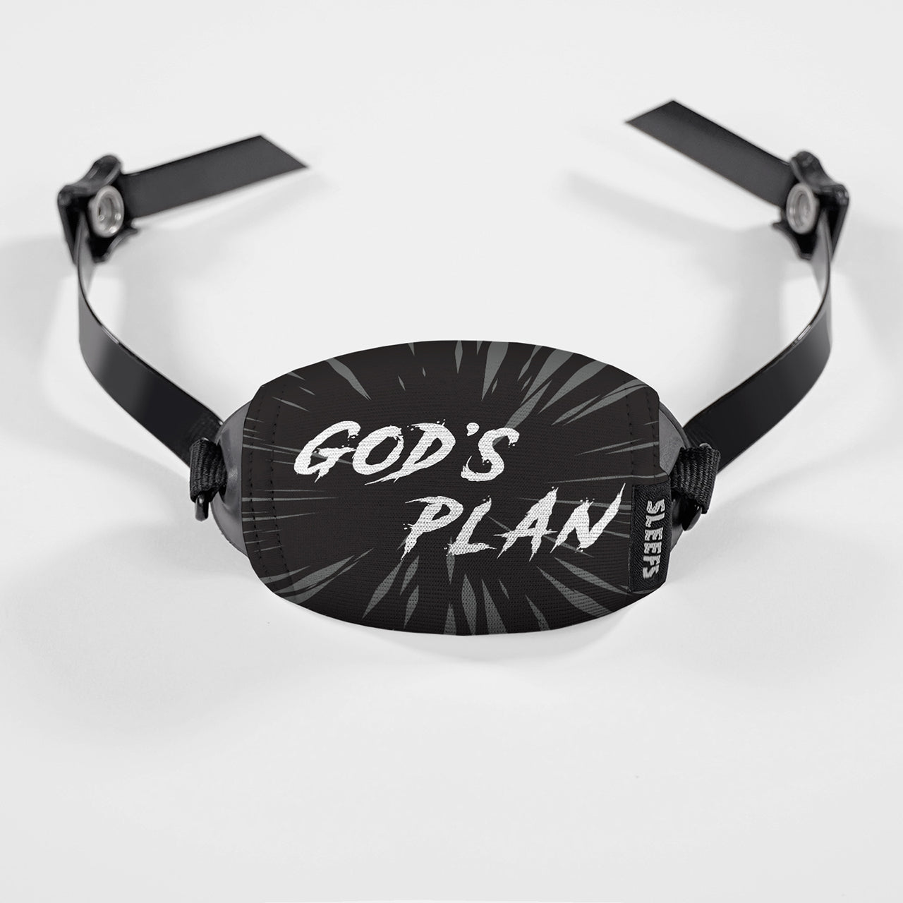 God's Plan Black Chin Strap Cover