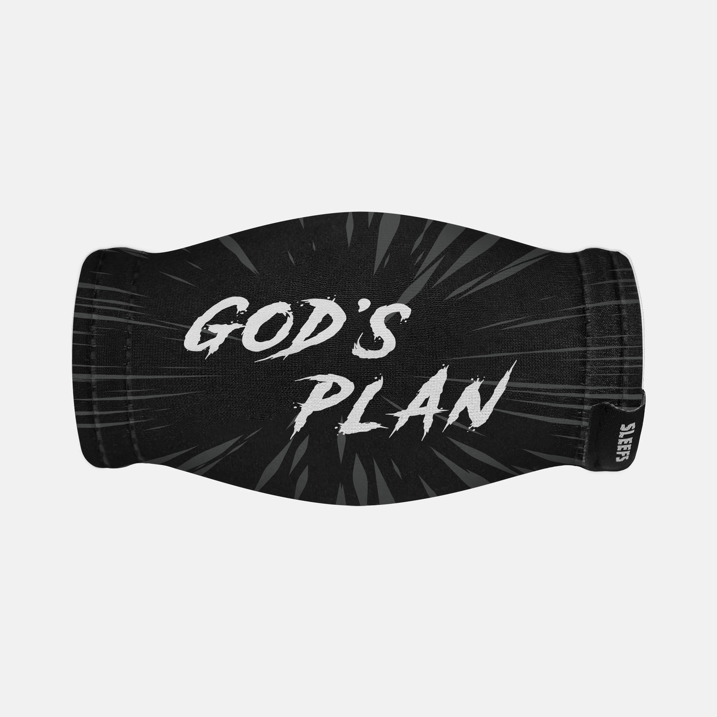 God's Plan Black Chin Strap Cover