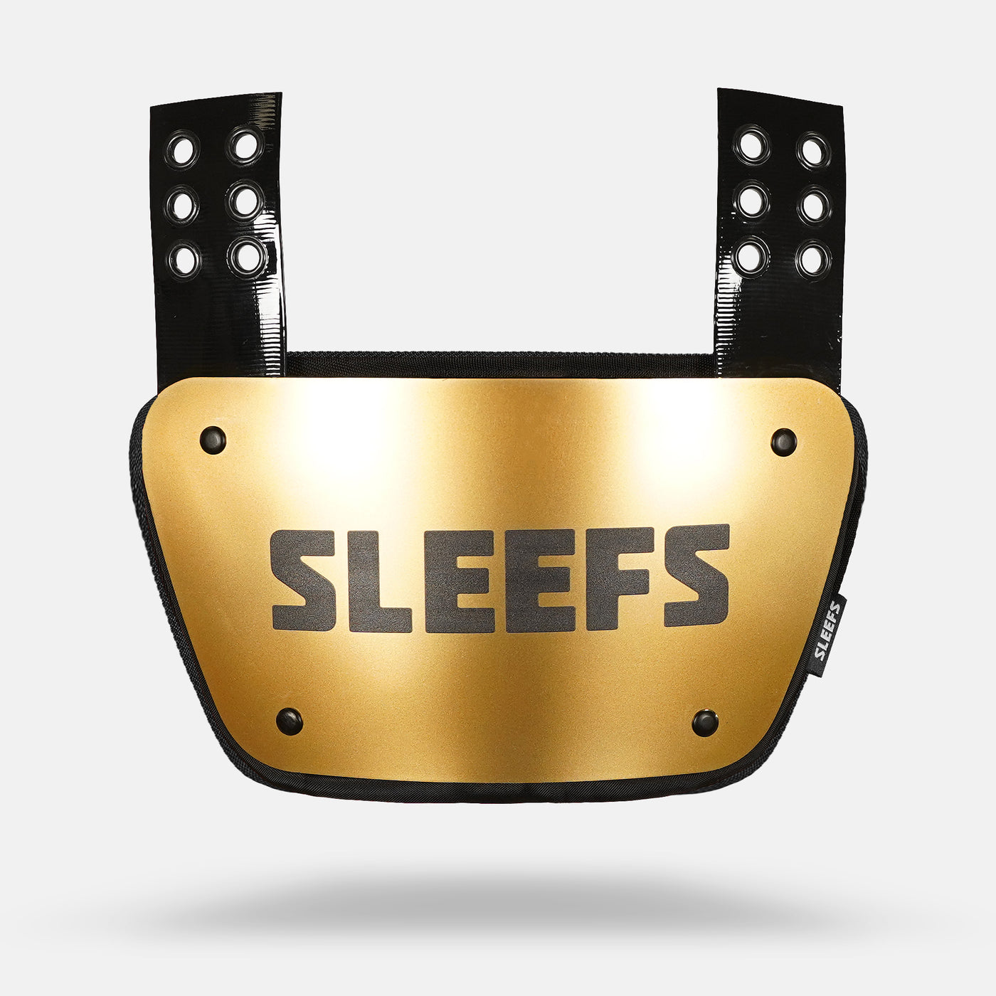Gold Football Back Plate - Adult