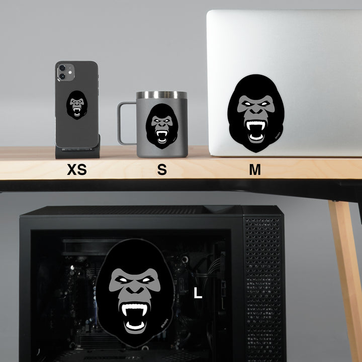 Gorilla Face Sticker