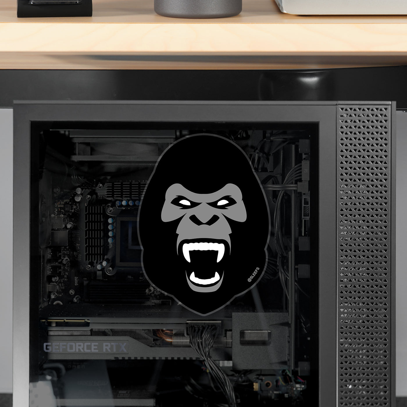 Gorilla Face Sticker