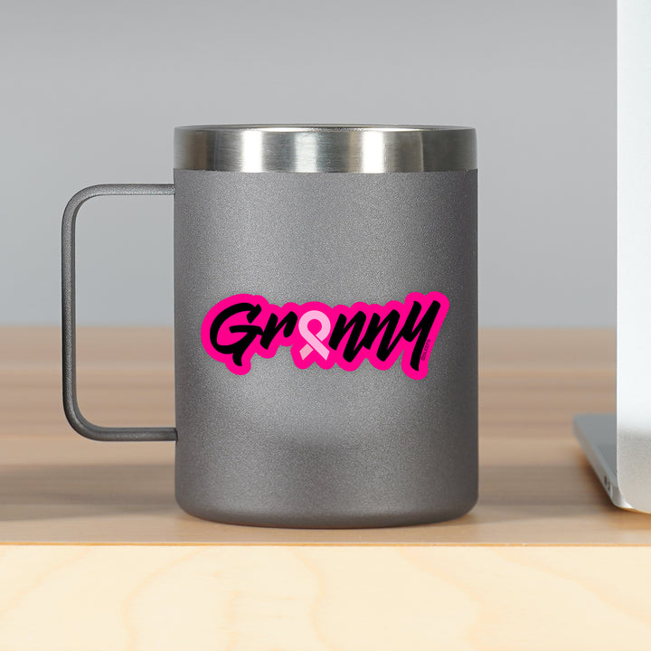 Granny Pink Ribbon Sticker