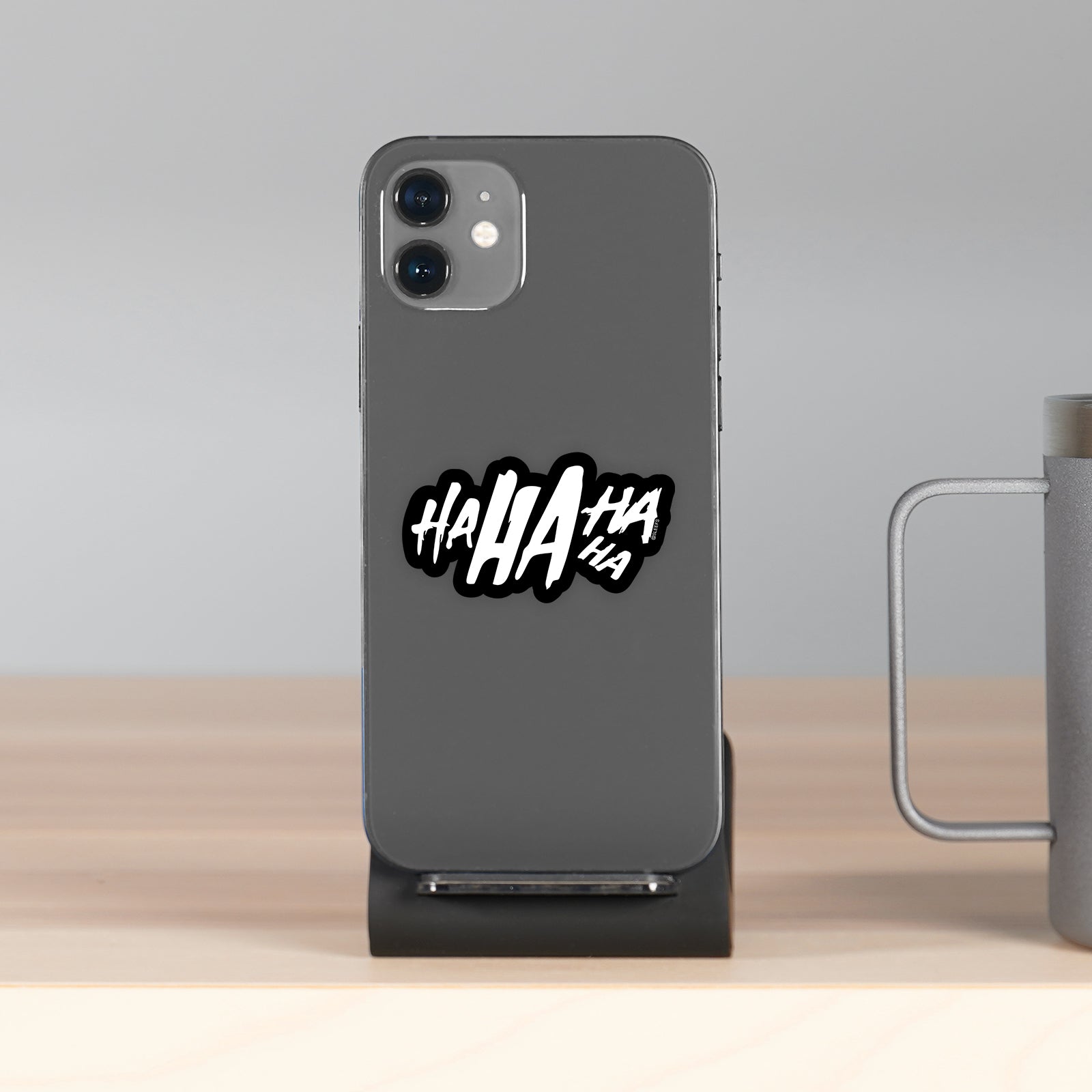 Sticker Hasha HA HA HA White Sticker – SLEEFS