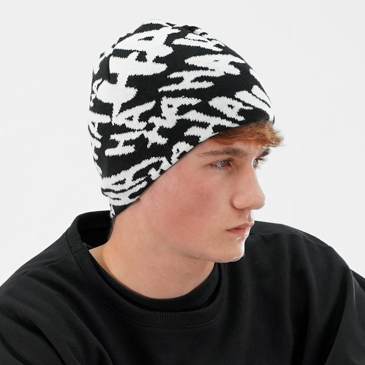 Ha Ha Ha Black Beanie