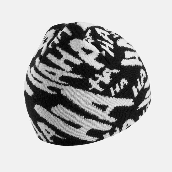 Ha Ha Ha Black Beanie