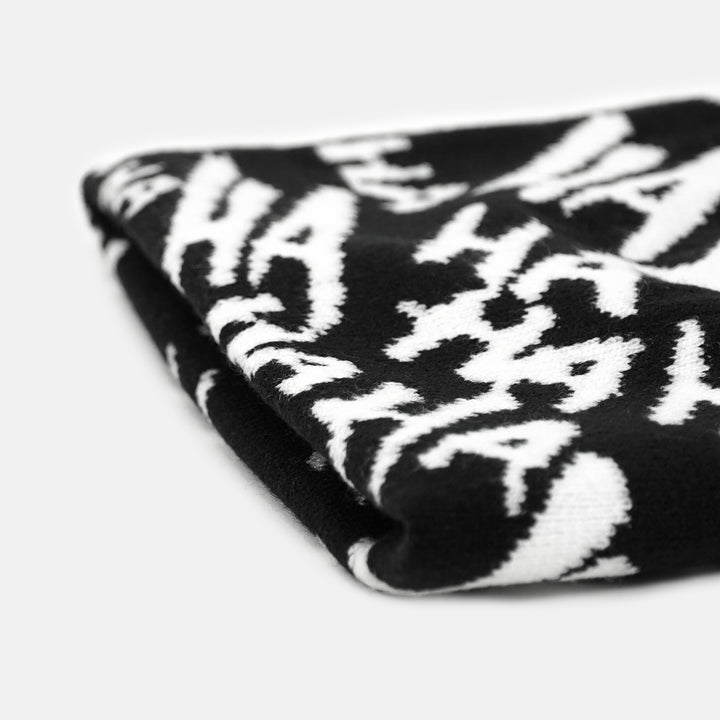 Ha Ha Ha Black Beanie