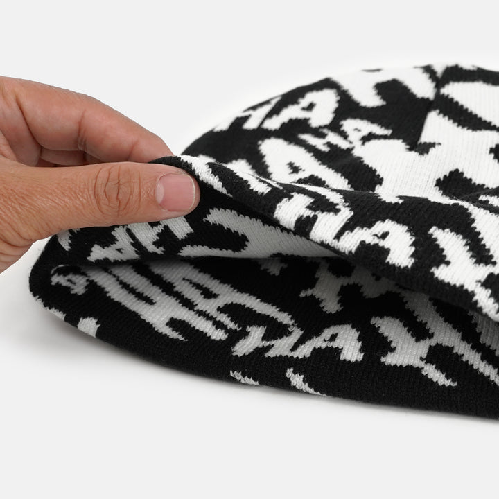 Ha Ha Ha Black Beanie