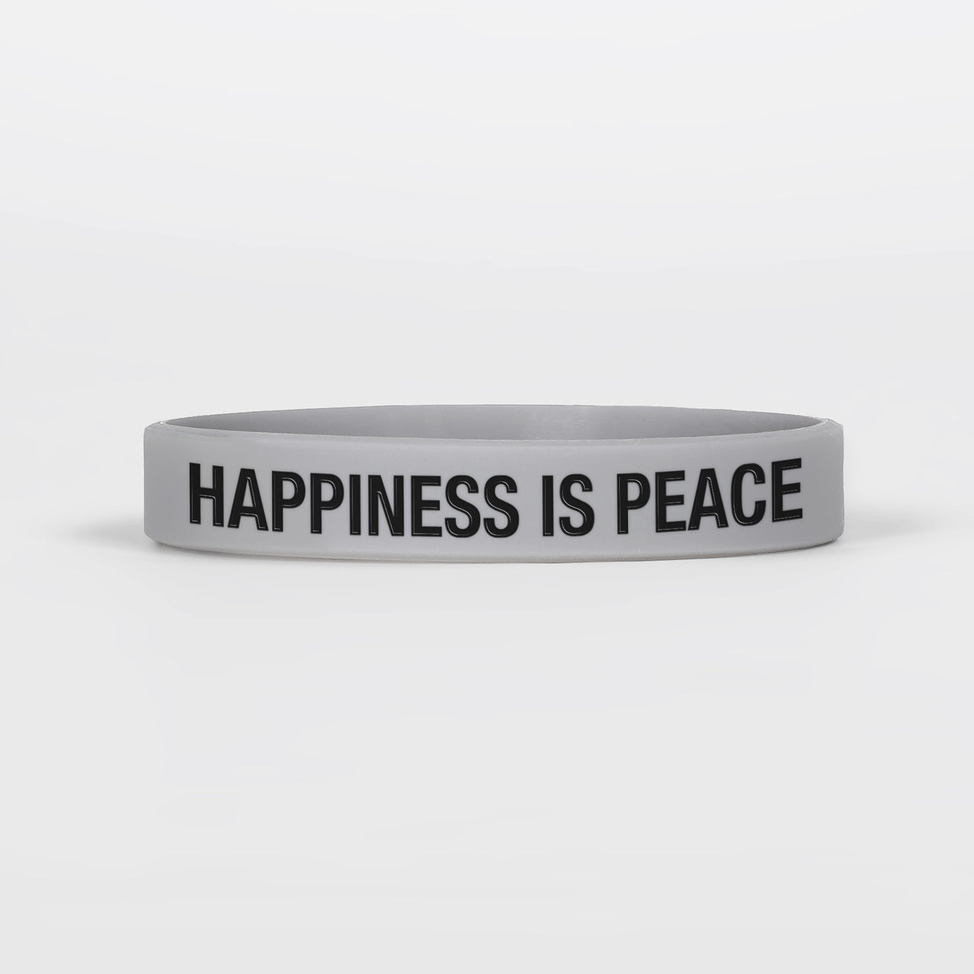 Happiness is Peace Motivational Wristband