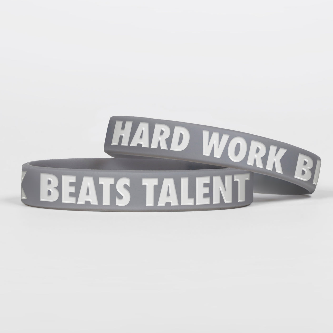 Hard Work Beats Talent Motivational Wristband