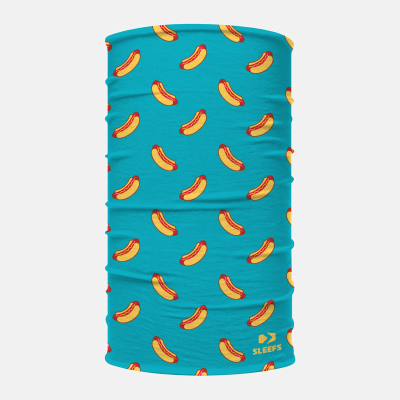 Hot Dog Pattern Kids Neck Gaiter