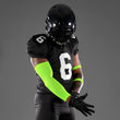 Hot Green One Size Fits All Football Arm Sleeve