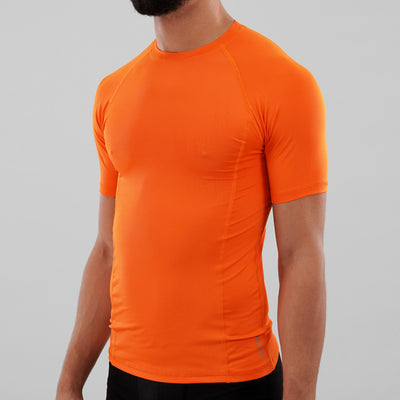 Hot Orange Compression Shirt