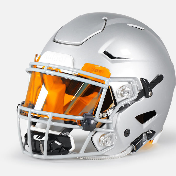 Hot Orange Helmet Eye-Shield Visor