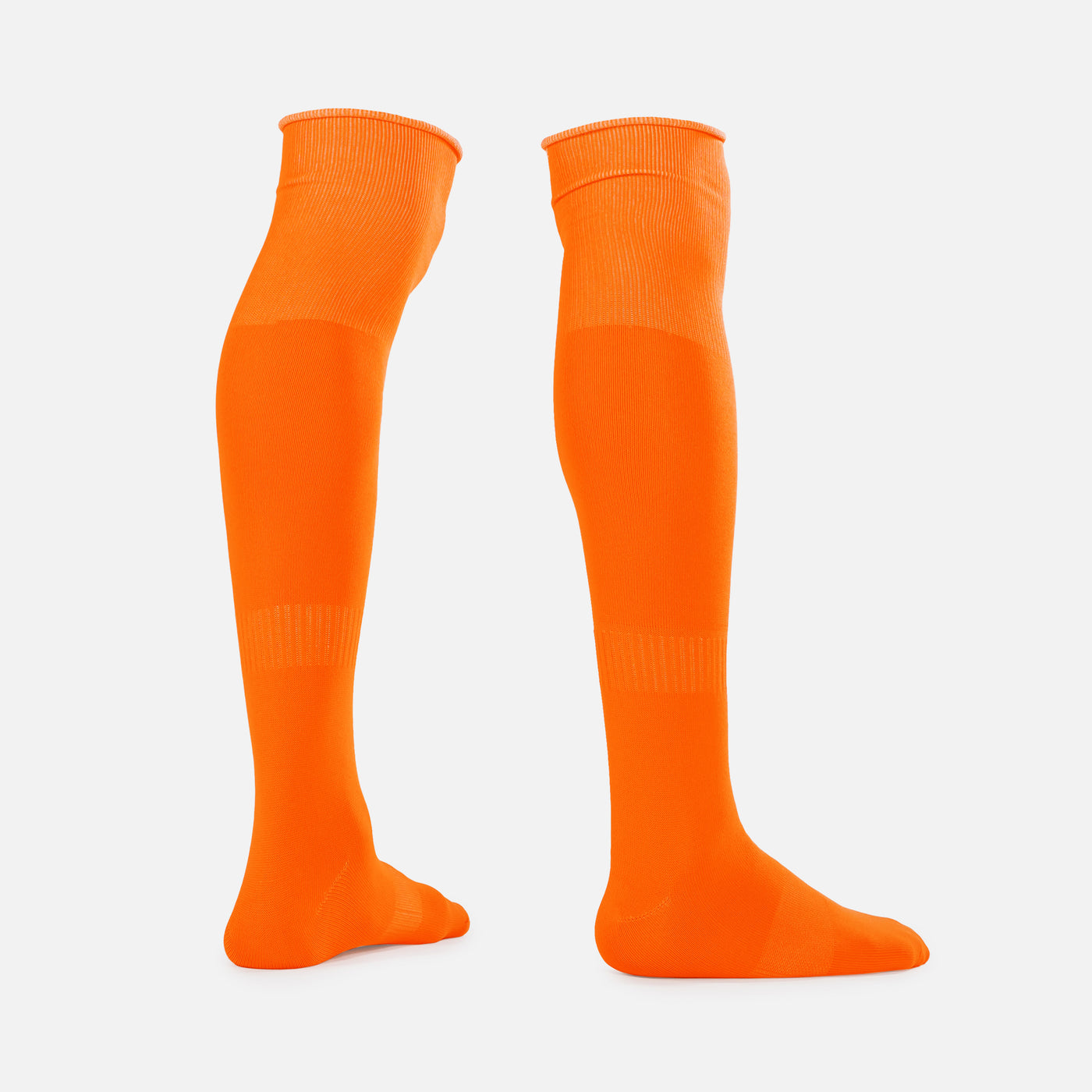 Hot Orange Over The Knee Sport Socks
