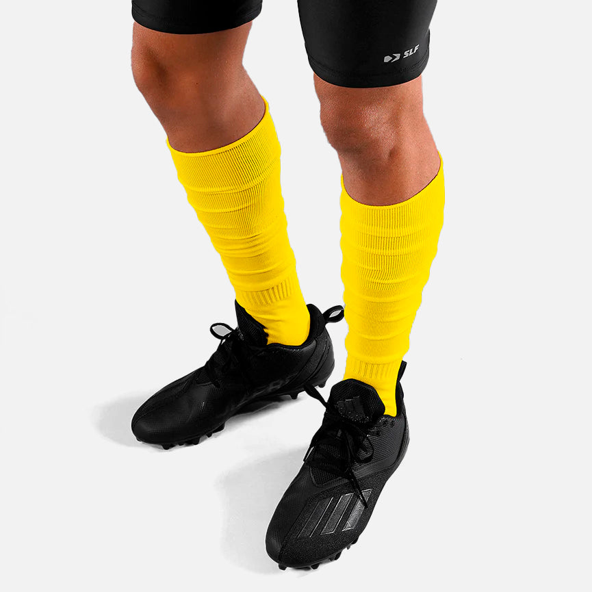 Hue Yellow Over The Knee Sport Socks