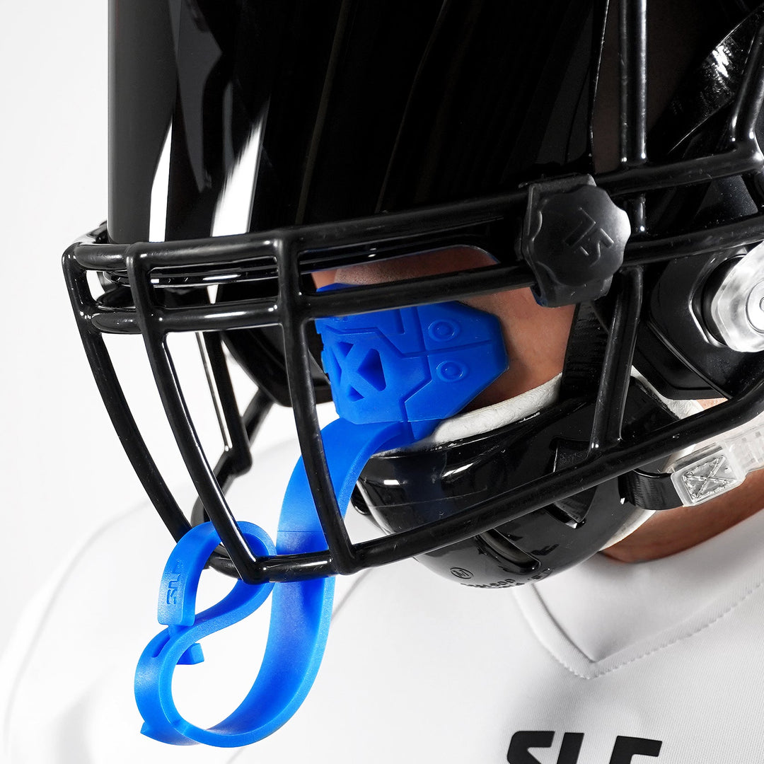 Hue Blue X Football Mouthguard with Logo