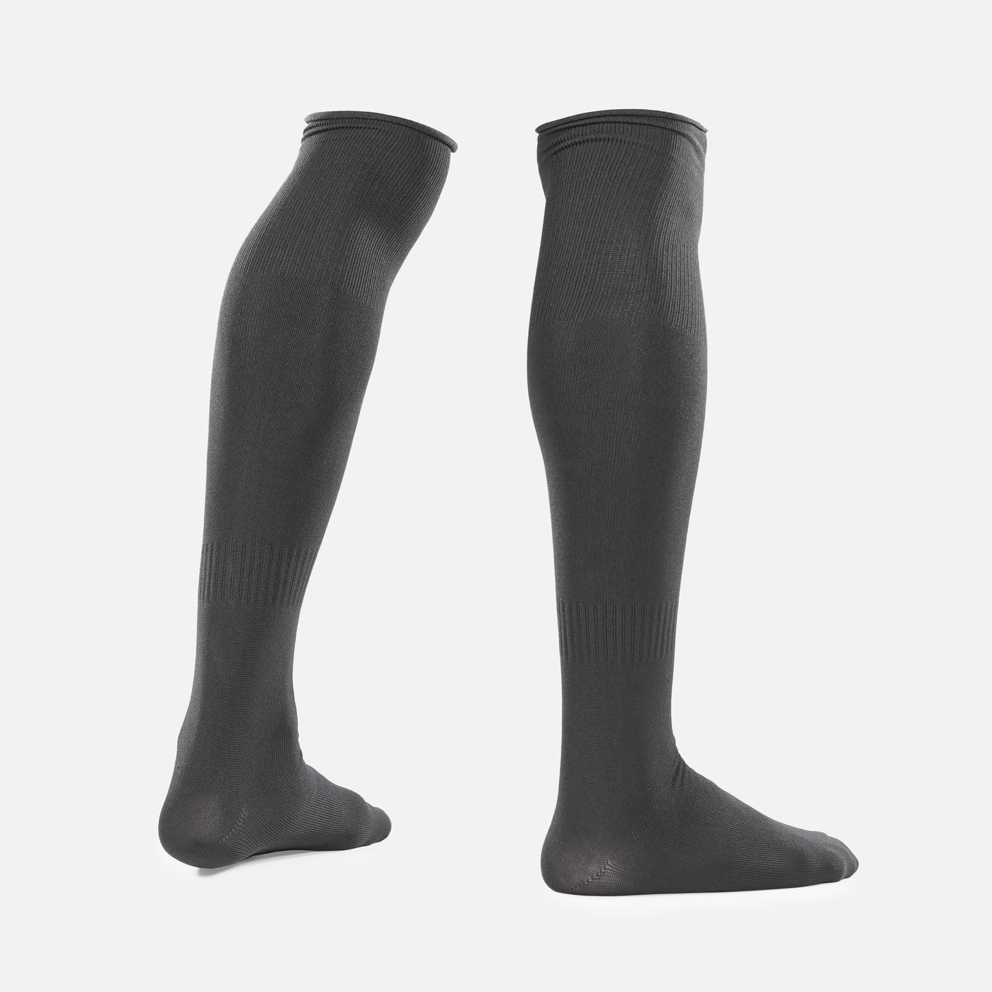 Hue Dark Gray Over The Knee Sport Socks