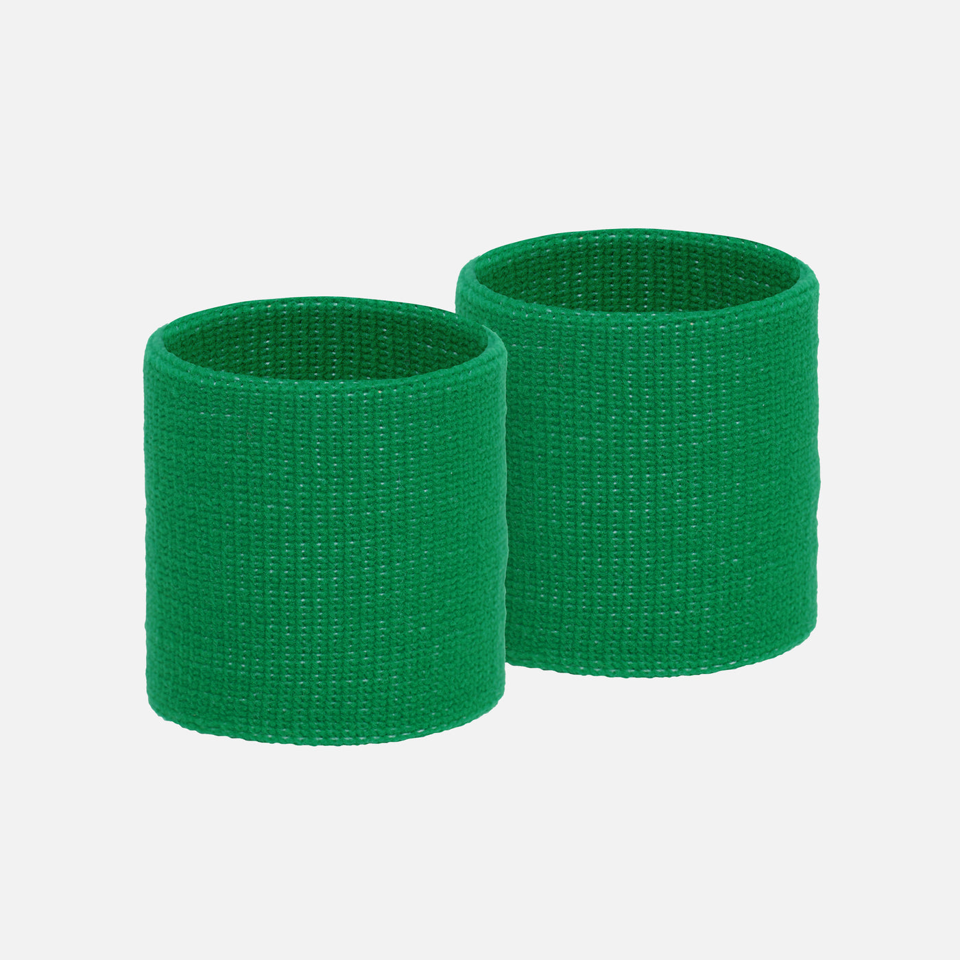 Hue Dark Green Cotton Wristbands (Pair)