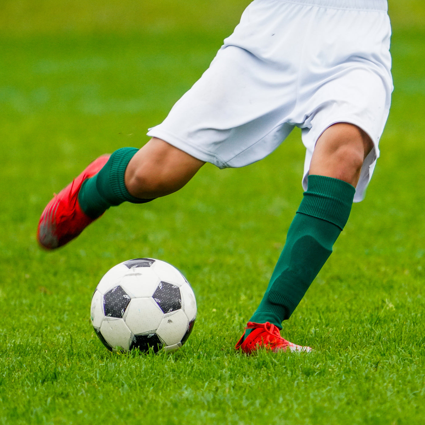 Hue Green Soccer Knee-High Socks