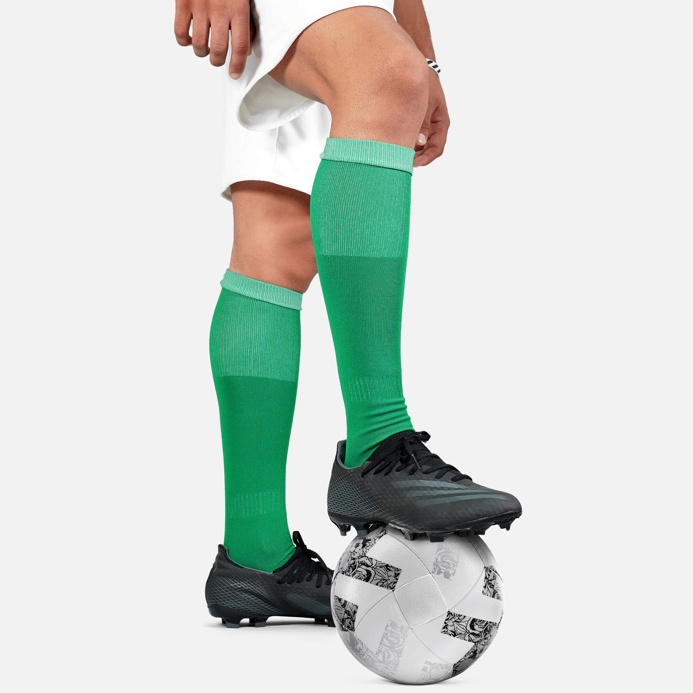 Hue Green Soccer Knee-High Socks