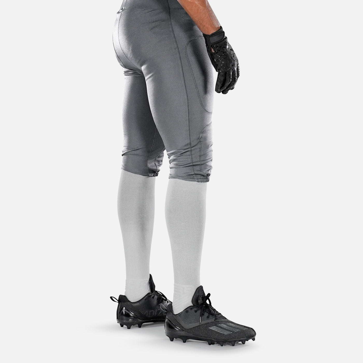 Hue Light Gray Over The Knee Sport Socks