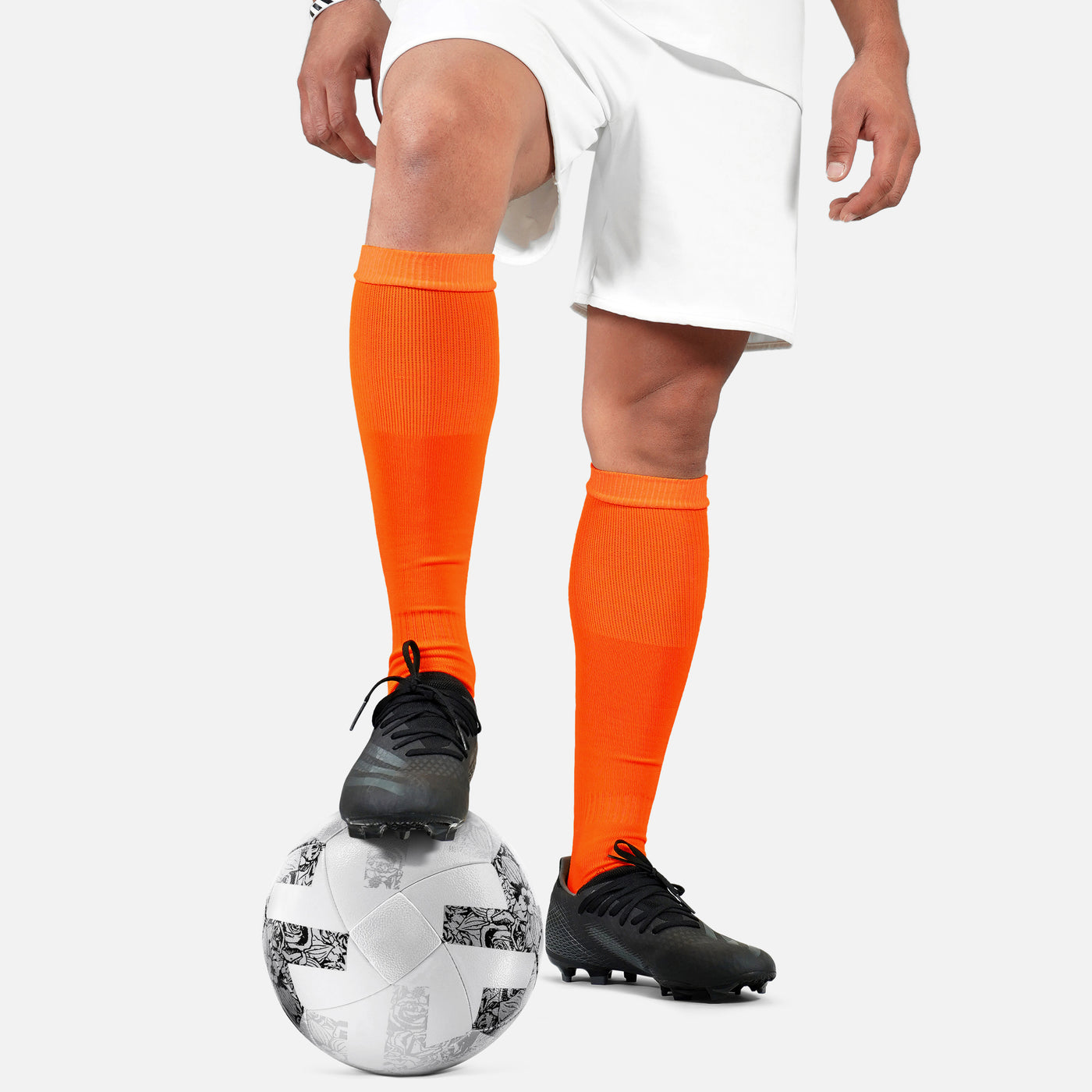 Hue Orange Soccer Knee-High Socks