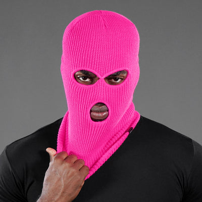 Hue Pink Ski Mask