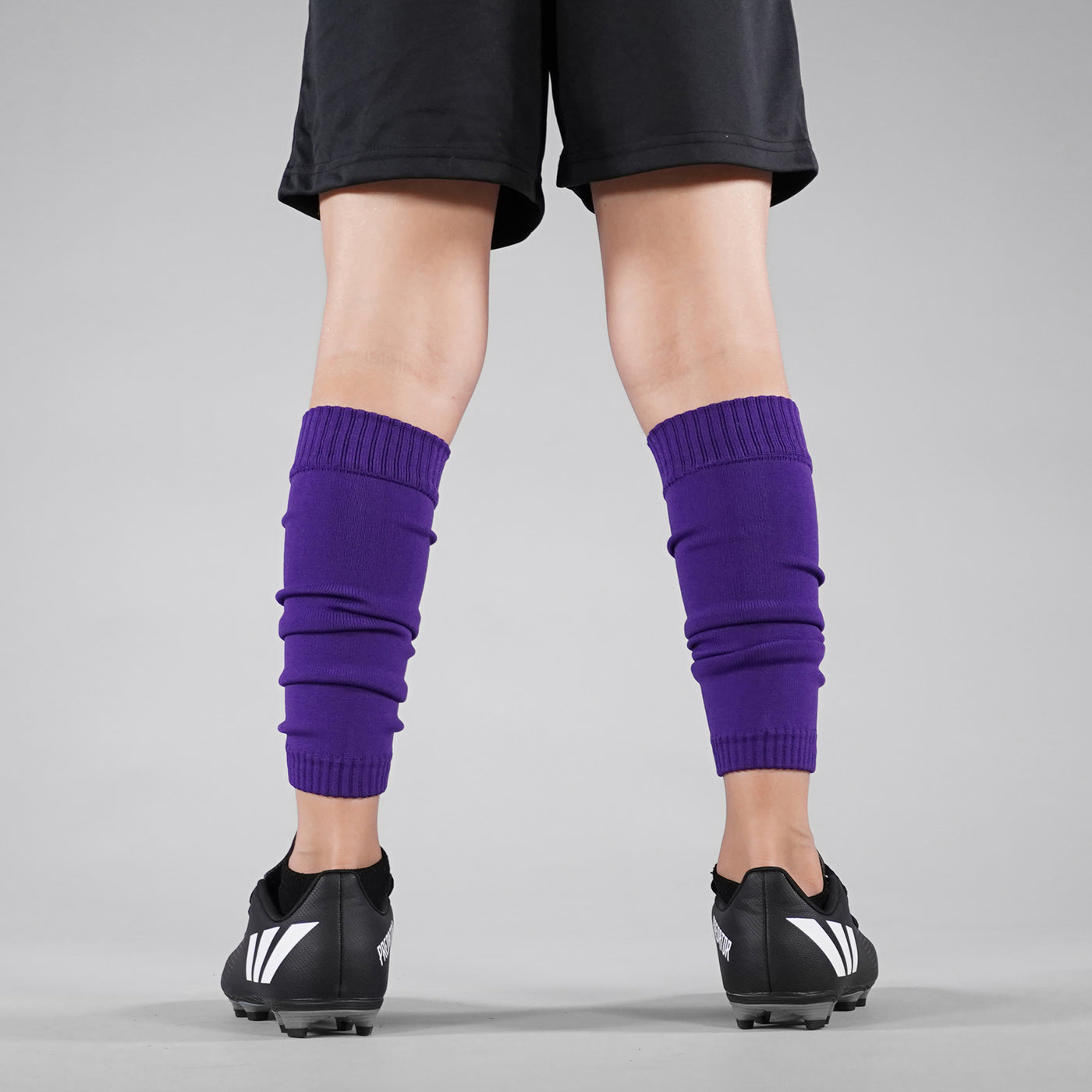 Hue Purple Kids Scrunchie Leg Sleeves