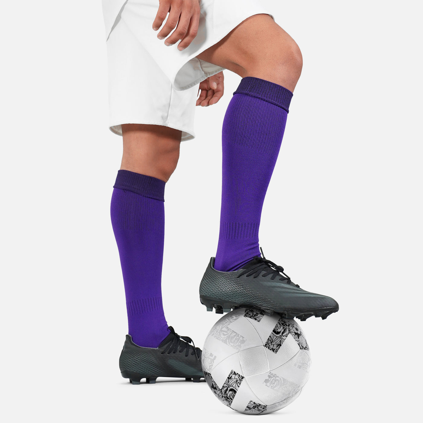 Hue Purple Soccer Knee-High Socks